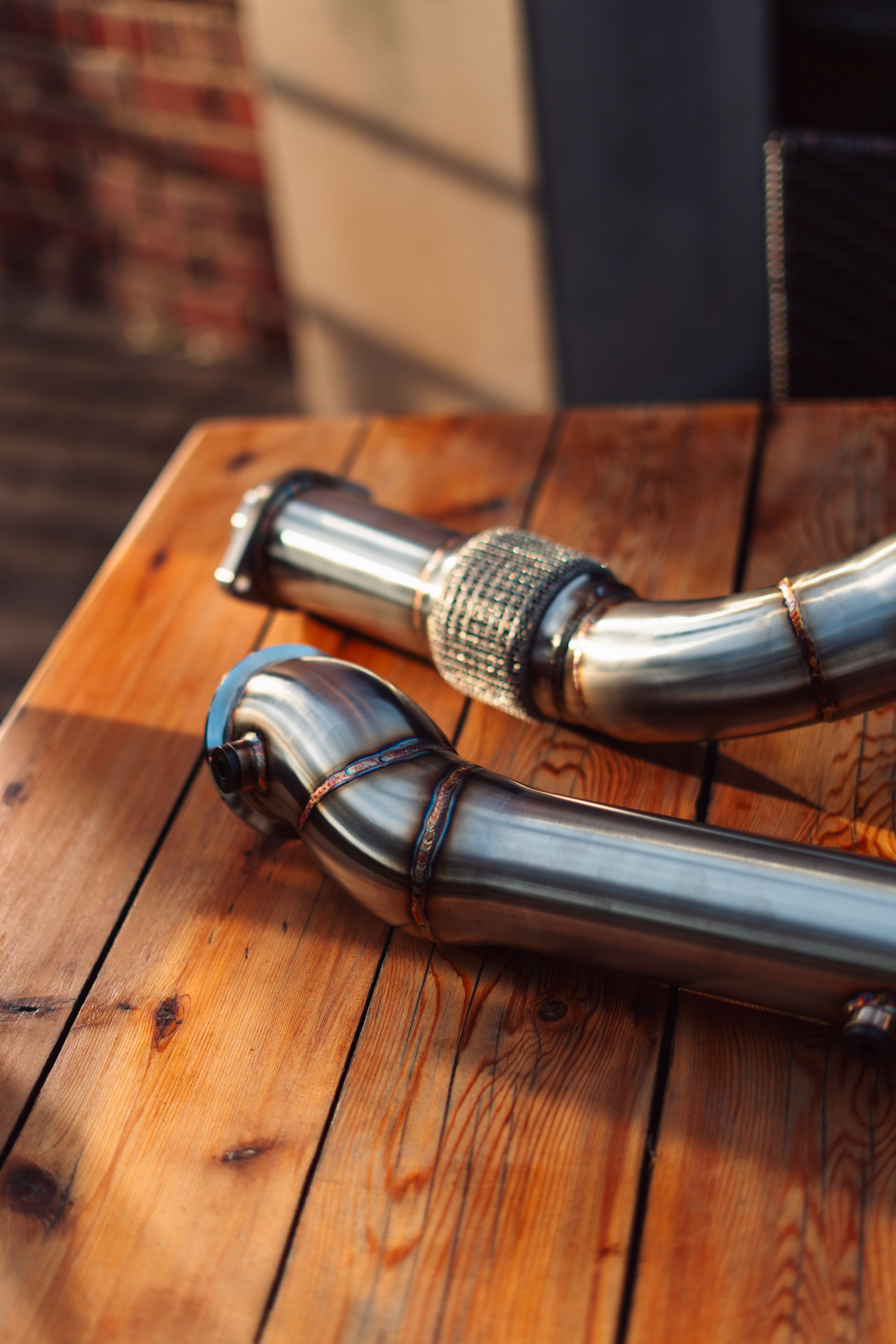 BMW G8X M2 M3 M4 S58 Catless Down Pipes (3.5)