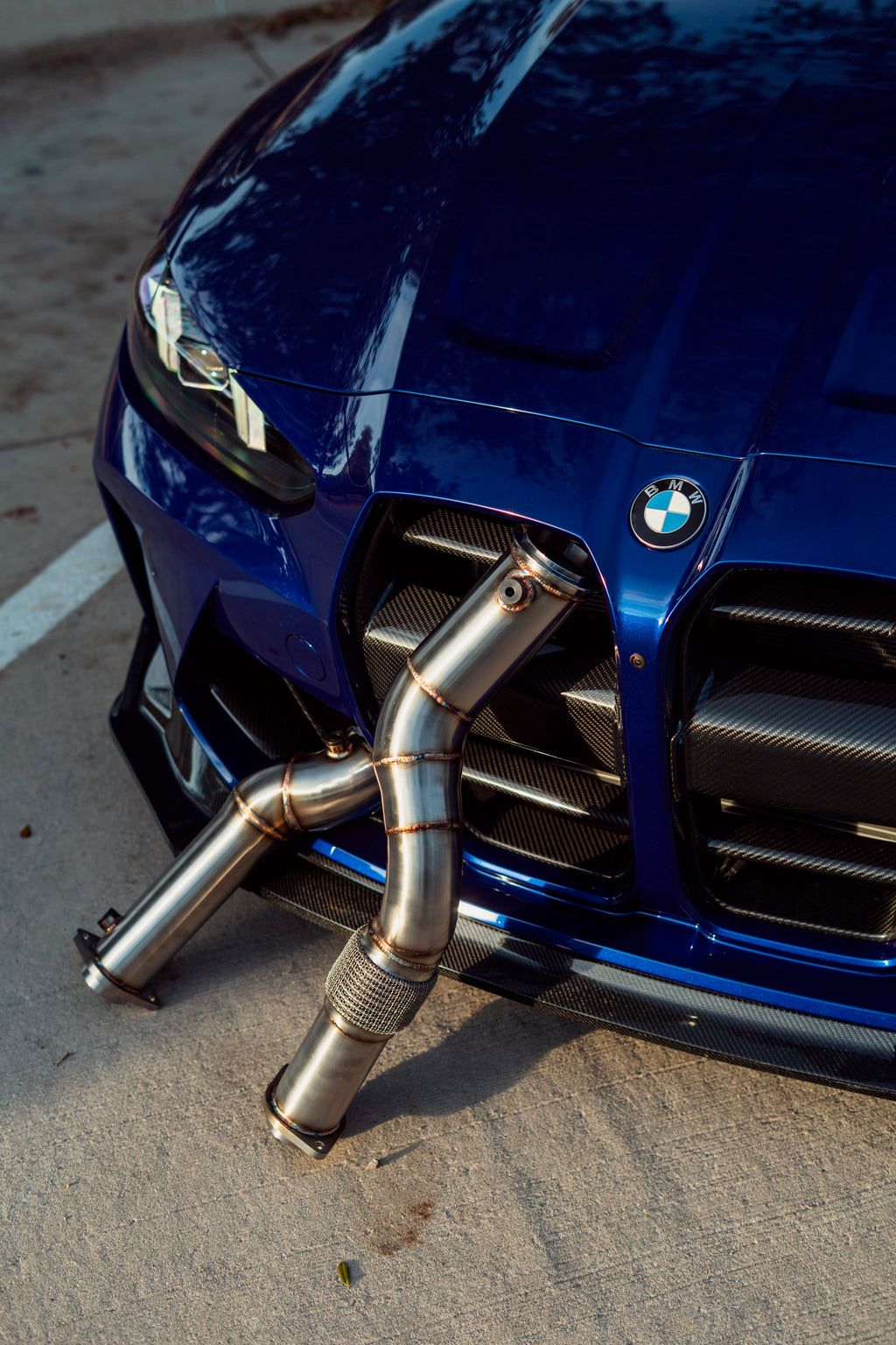 BMW G8X M2 M3 M4 S58 Catless Down Pipes (3.5)