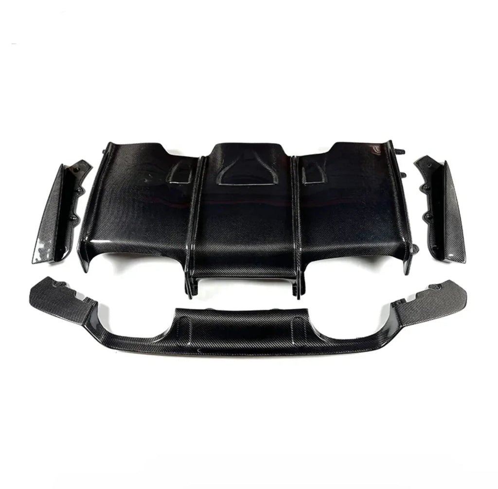 BMW F80/F82/F83 M3 & M4 PSM Style Carbon Fiber Diffuser