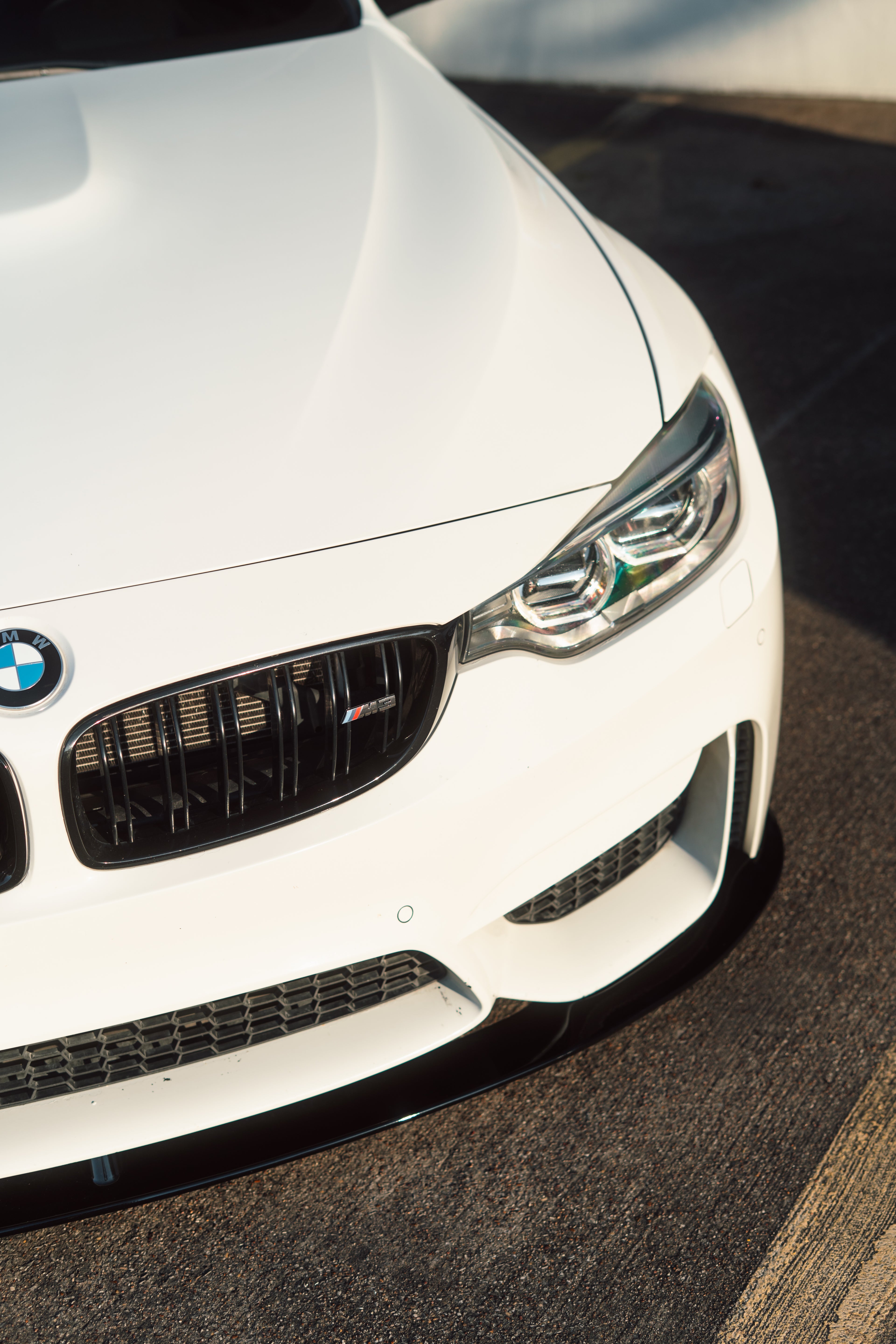 BMW F80/F82/F83 M3 & M4 M Performance Style Gloss Black Front Lip
