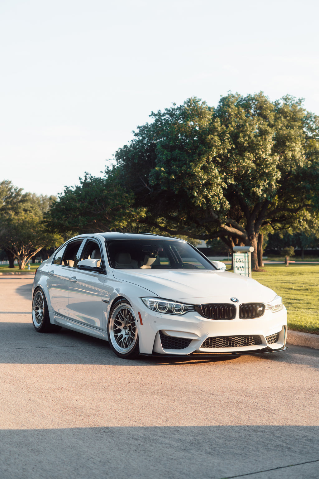 BMW F80/F82/F83 M3 & M4 M Performance Style Gloss Black Front Lip