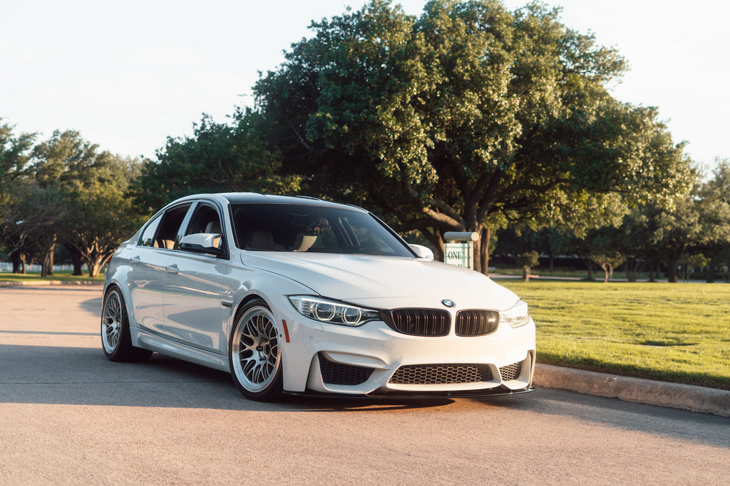 BMW F80/F82/F83 M3 & M4 M Performance Style Gloss Black Front Lip