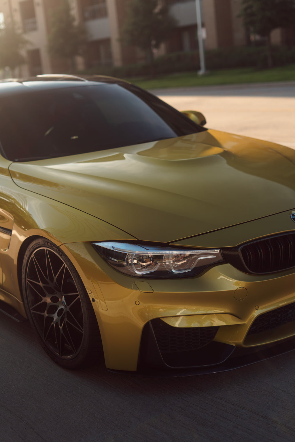 BMW F80/F82/F83 M3 & M4 Carbon Fiber M Performance Style Lip