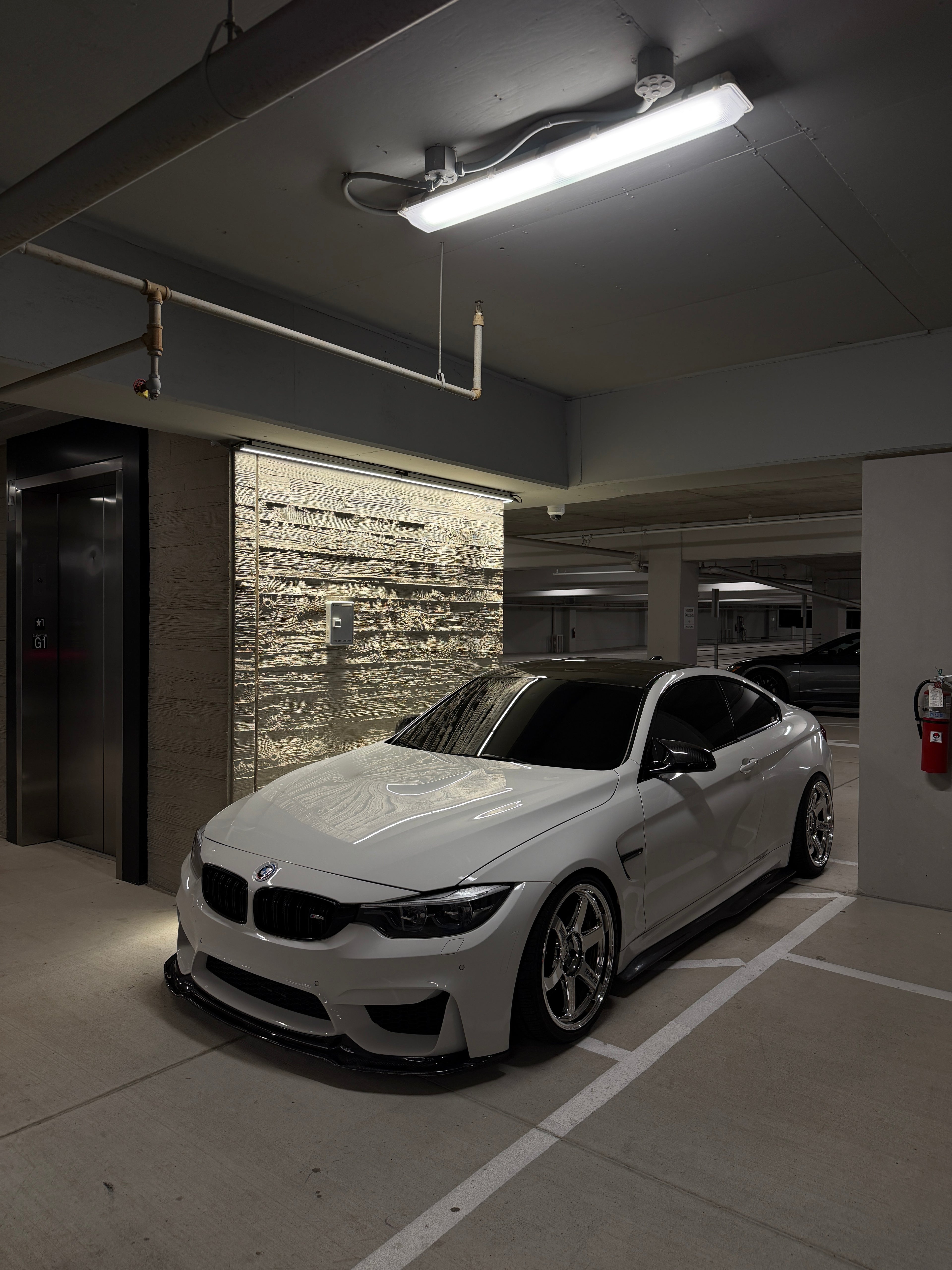 BMW F80/F82/F83 M3 & M4 V Style Carbon Fiber Lip