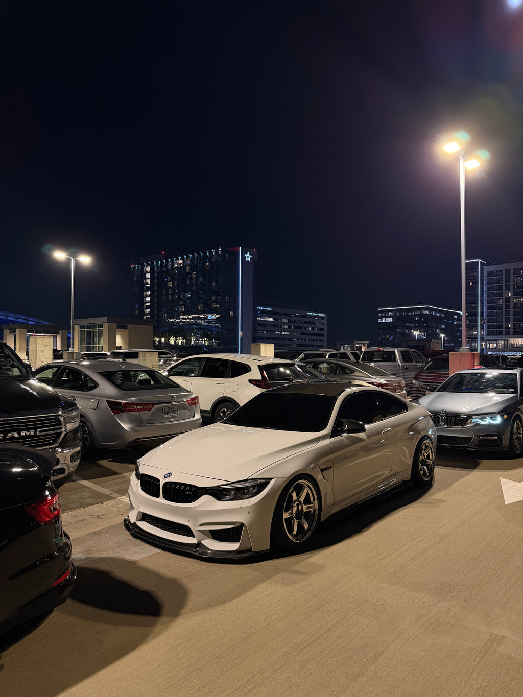 BMW F80/F82/F83 M3 & M4 V Style Carbon Fiber Lip
