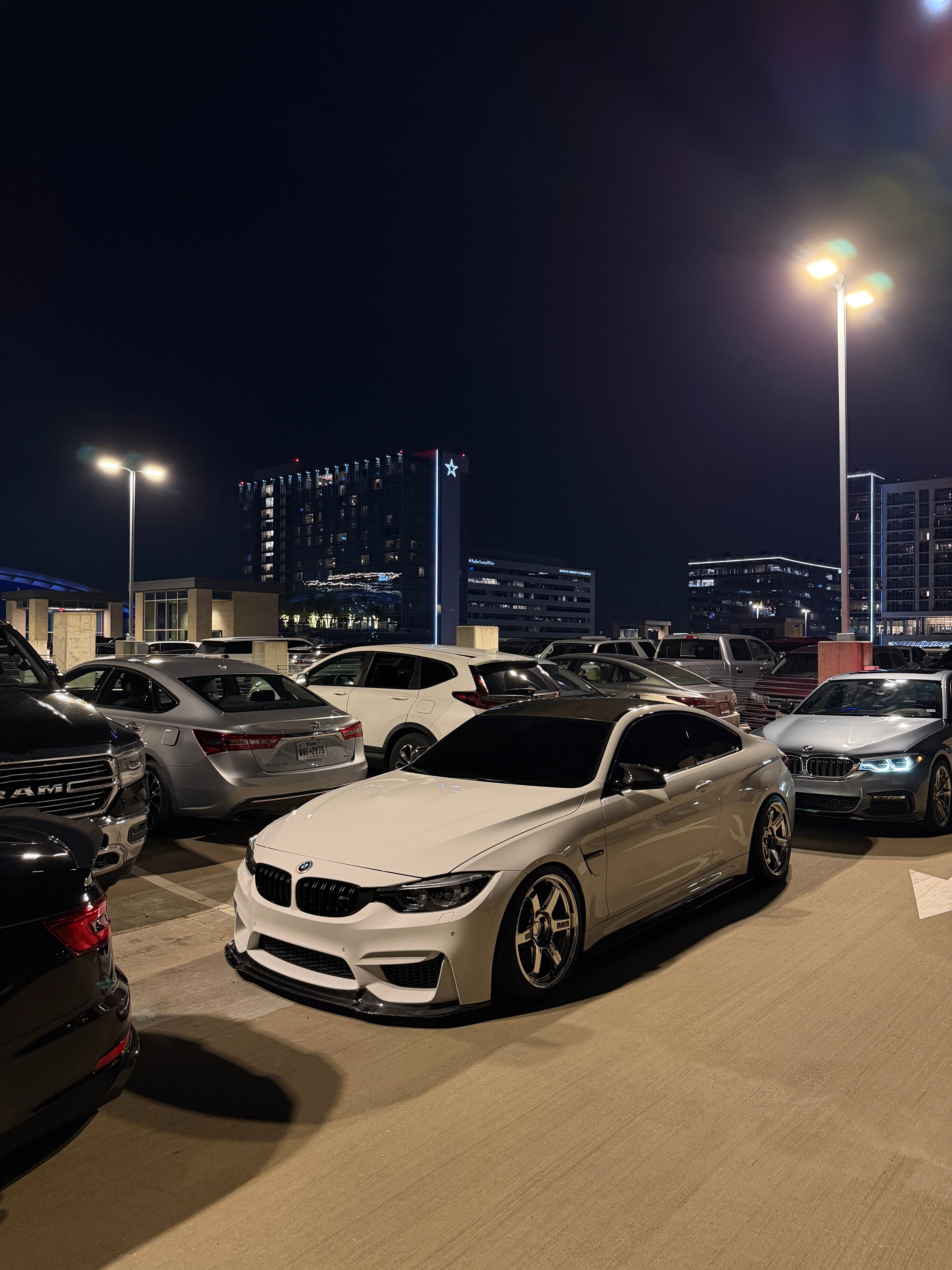 BMW F80/F82/F83 M3 & M4 V Style Carbon Fiber Lip