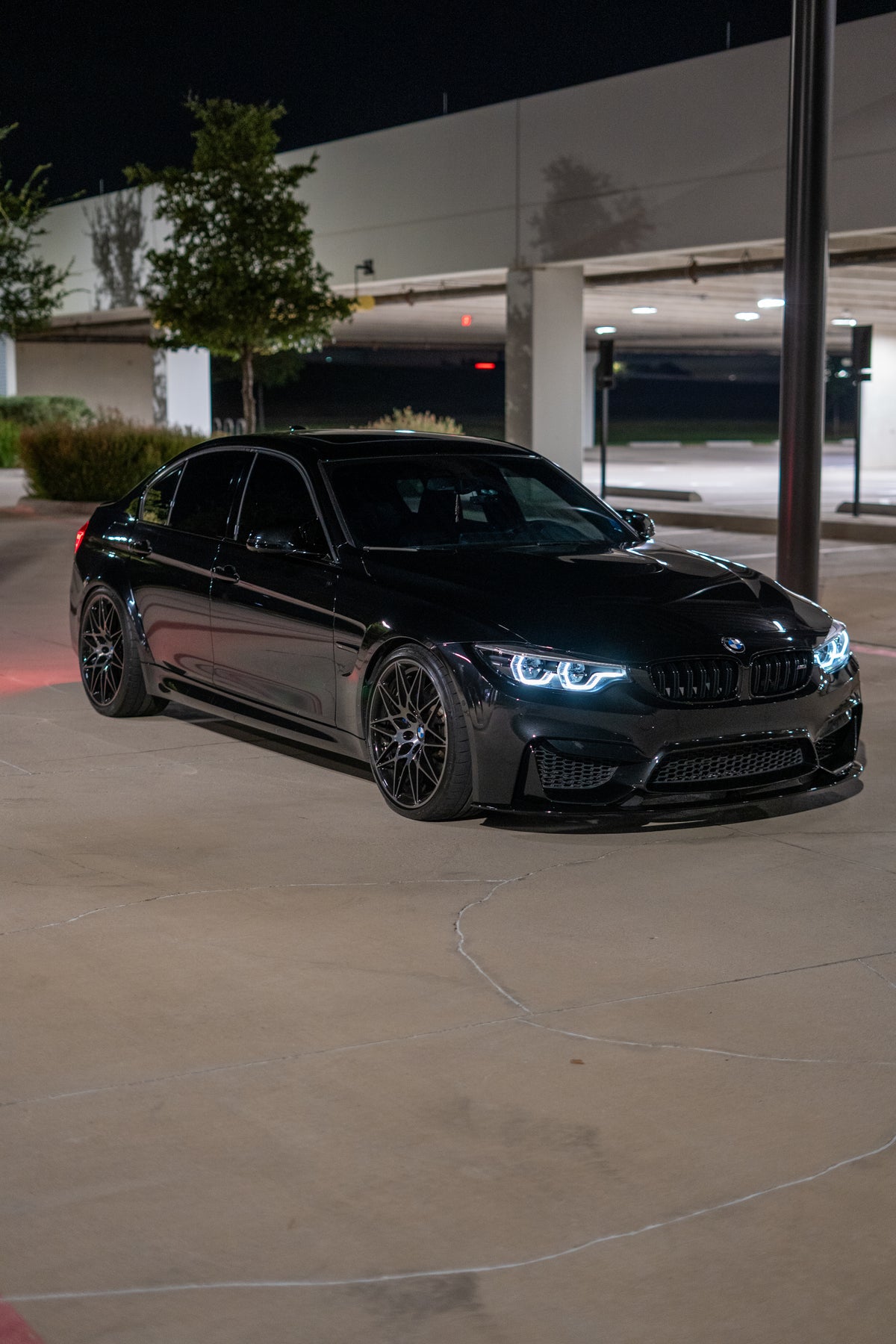BMW F80/F82/F83 M3 & M4 M Performance Style Gloss Black Front Lip