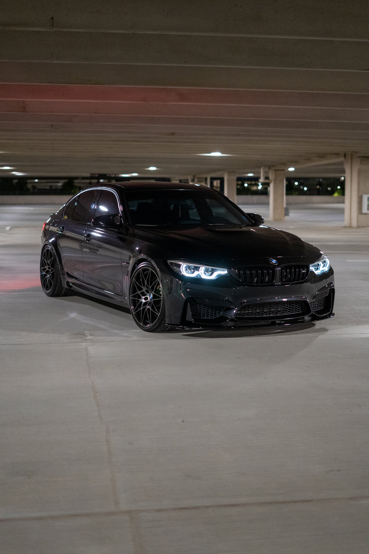 BMW F80/F82/F83 M3 & M4 M Performance Style Gloss Black Front Lip