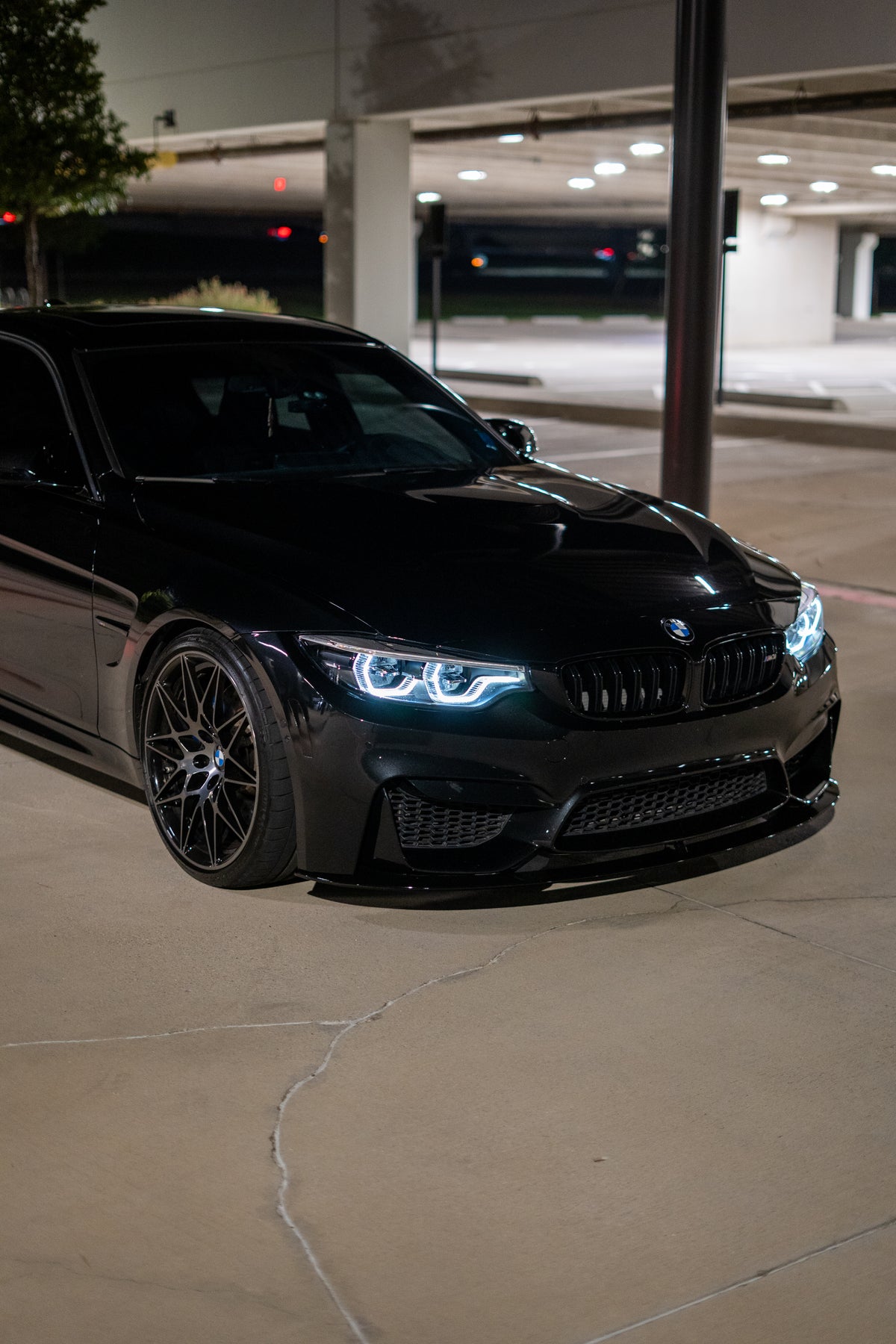 BMW F80/F82/F83 M3 & M4 M Performance Style Gloss Black Front Lip