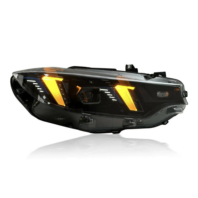 BMW F80/F82/F32 M3 & M4 Snake Eye Color-Switching LED Headlights (Yellow/White DRLs)